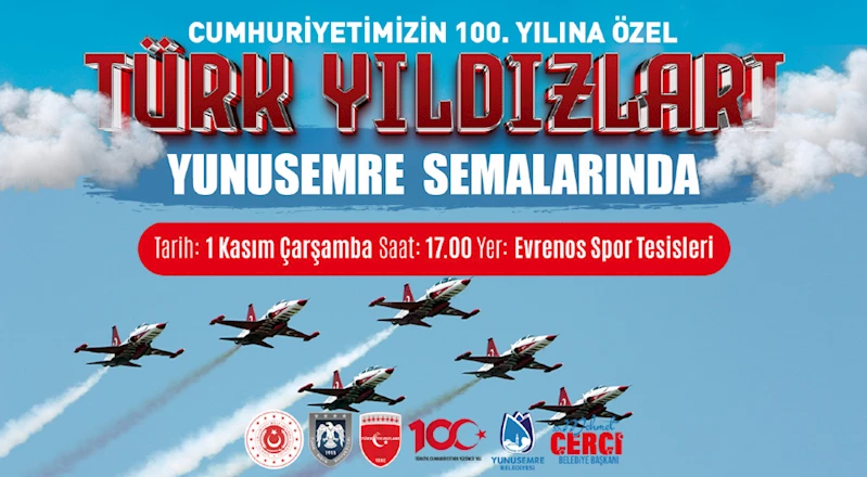 TÜRK YILDIZLARI YUNUSEMRE SEMALARINDA