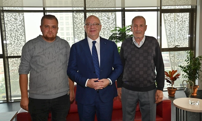 Kaçar ve Göksenin’den Başkan Ergün’e Ziyaret