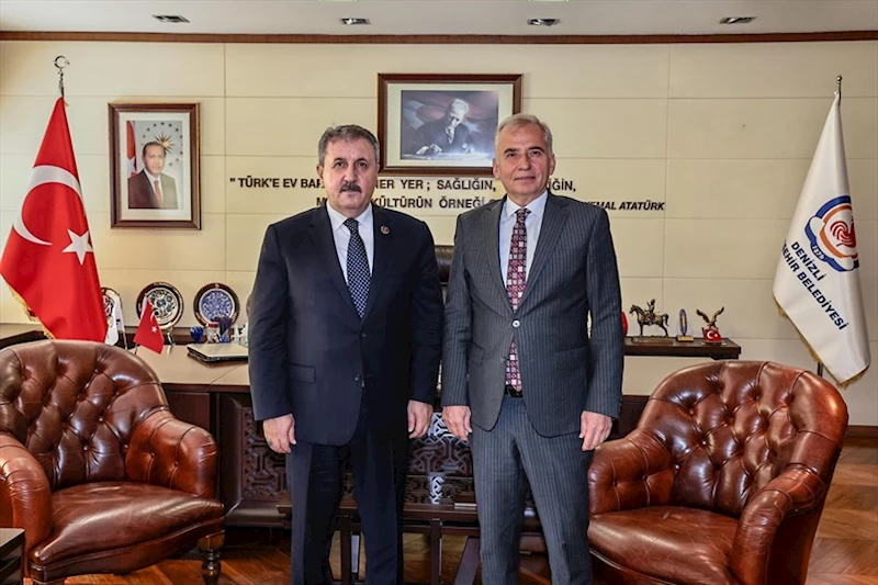BBP Genel Başkanı Destici’den Başkan Zolan’a ziyaret