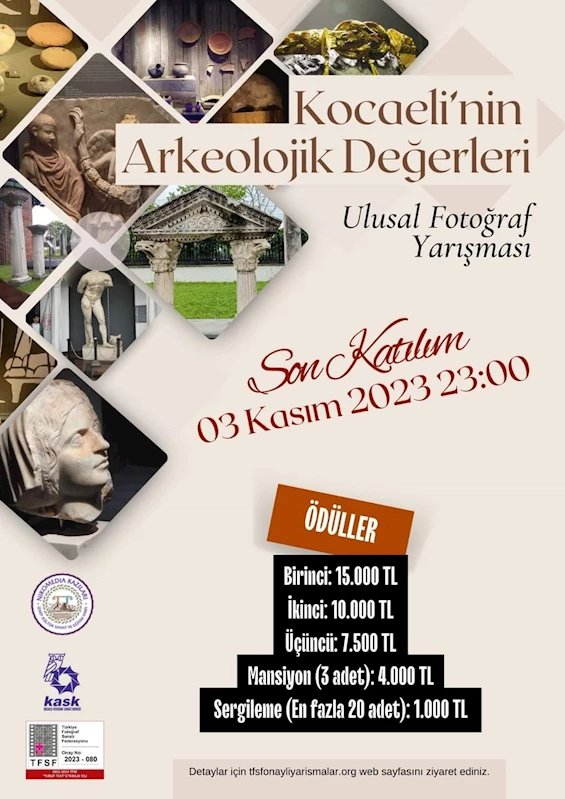 İZKSV, KASK VE TFSF CUMHURİYET’İN 100. YILINDA  KOCAELİ’NİN ARKEOLOJİK DEĞERLERİ ULUSAL FOTOĞRAF YARIŞMASI DÜZENLİYOR