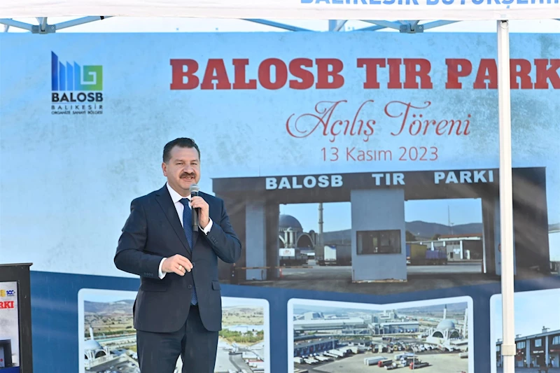 Büyükşehir’den BALOSB’ye TIR Otoparkı Ve Sosyal Tesis