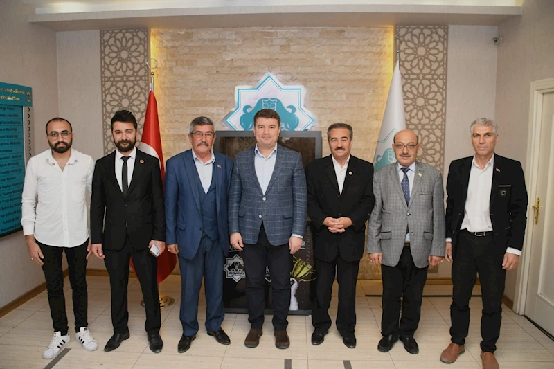 BÜYÜK BİRLİK PARTİSİ İL TEŞKİLATINDAN BAŞKAN DİNÇER’E ZİYARET