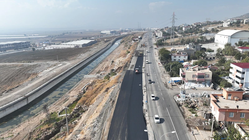 Büyükşehir, Ağcalı - Sümbüllü Bağlantı Yolunu Yeniliyor