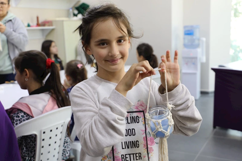 ARA TATİLE GİREN ÖĞRENCİLER, İZMİT BELEDİYESİ  ÇOCUK WORKSHOPLARINA YOĞUN İLGİ GÖSTERİYOR