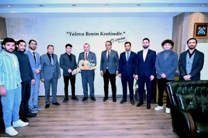 ULAŞIM SORUNU ÇÖZÜLEN KYK YURDU ÖĞRENCİLERİNDEN  BAŞKAN TUTUK’A TEŞEKKÜR ZİYARETİ