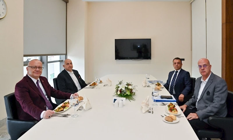 Başkan Ergün ve Sait Türek Toplantıda Bir Araya Geldi