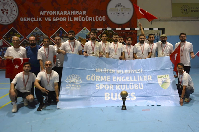 Futsal turnuvasının şampiyonu Nilüfer Belediyesi GESK