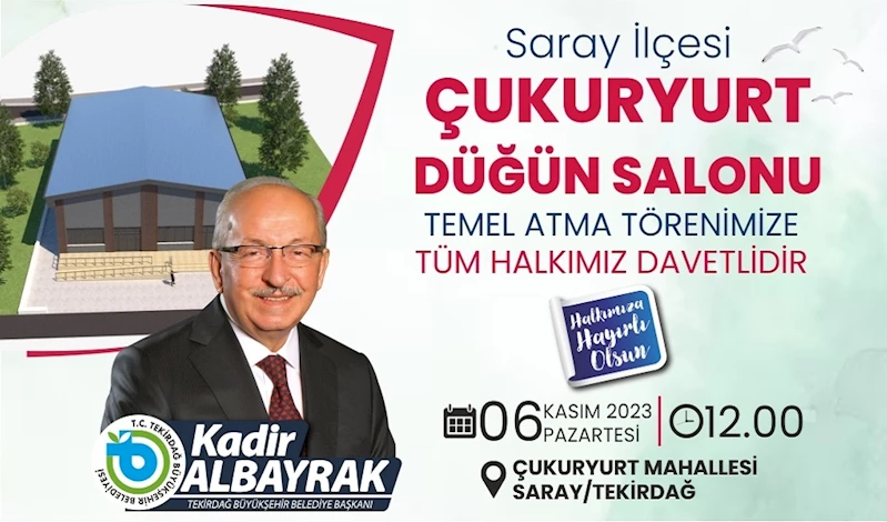 SARAY İLÇESİ ÇUKURYURT DÜĞÜN SALONU