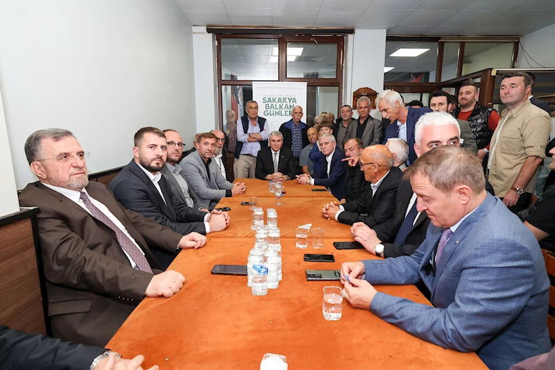 Sakarya’nın göçmen semtleri Balkanlar’ı ağırladı: “Dostluğumuz daim olsun”