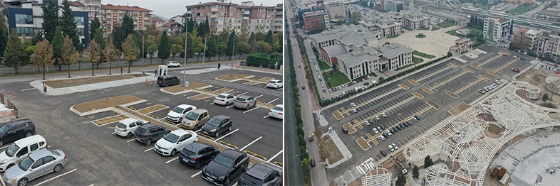 Milli İrade Meydanı otoparkı hizmete açıldı