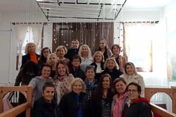 KADIN MUHTARLARDAN  MİDAS İPEK EVİ’NE ZİYARET