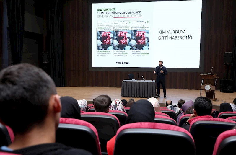 KARATAY’DA MEDYANIN FİLİSTİN DAVASINDAKİ ETKİSİ VE BOYKOT KONUŞULDU