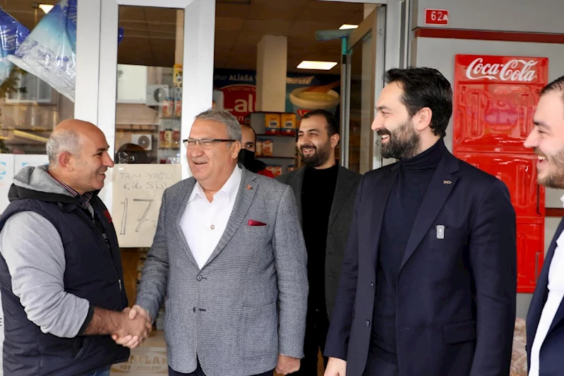 BAŞKAN ÇERÇİ KARAKÖY’DE VATANDAŞLARLA BULUŞTU