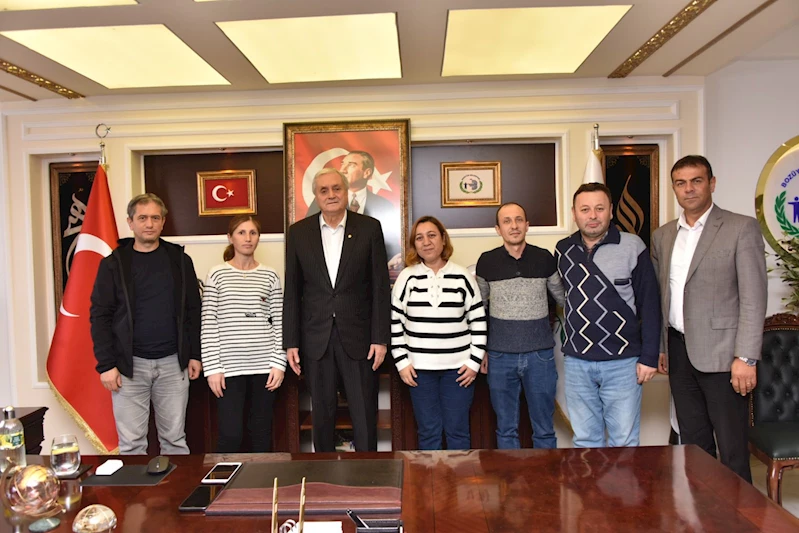 BİLECİK STAJ MAĞDURLARI DERNEĞİ’NDEN BAKKALCIOĞLU’NA ZİYARET