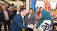 Tütüncü, Doğu Garajı Festival Çarşısı Esnafıyla Buluştu