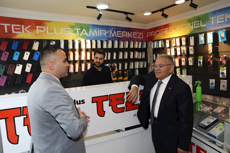 Büyükkılıç’tan Hunat Çarşısı Esnafına Ziyaret