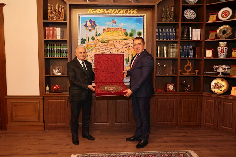 Binali Yıldırım Nevşehir Belediyesi’ni Ziyaret Etti