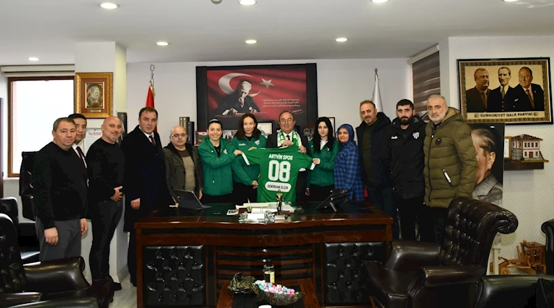 ARTVİNSPOR’DAN BAŞKAN ELÇİN’E ZİYARET