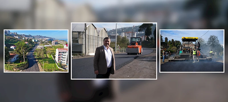 BATLAMA YOLU İLE HASTANEYİ BİRBİRİNE BAĞLAYAN YENİ İMAR YOLU TAMAMLANDI