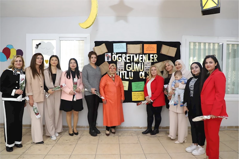 BEHİYE GÜLTAK, AİLE DESTEK MERKEZLERİNDE GÖREVLİ ÖĞRETMENLERİ ZİYARET ETTİ