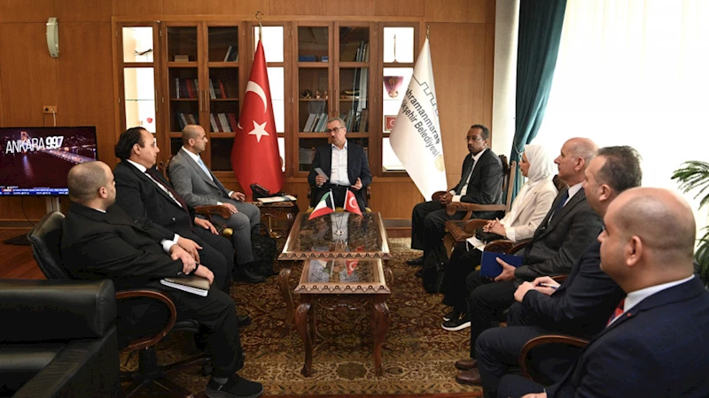 Başkan Güngör, Kuveyt Arap Ekonomik Kalkınma Fonu Heyetini Ağırladı