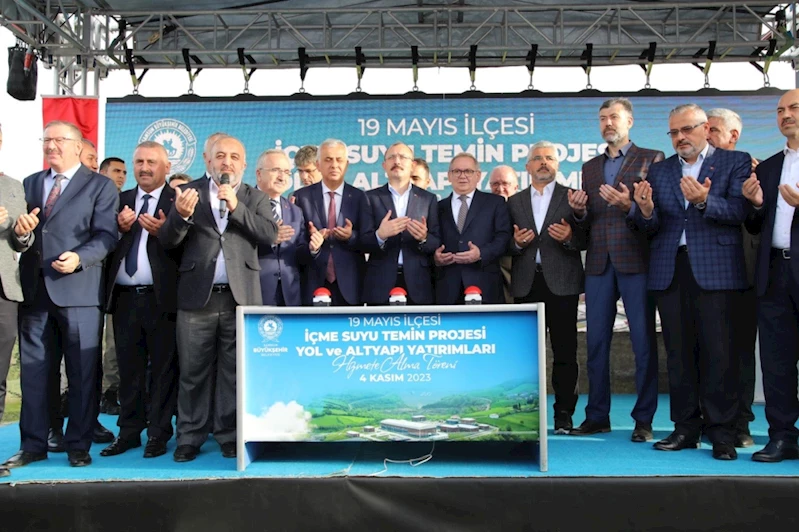 Büyükşehir’in 19 Mayıs’taki dev bütçeli yatırımları hizmete alındı