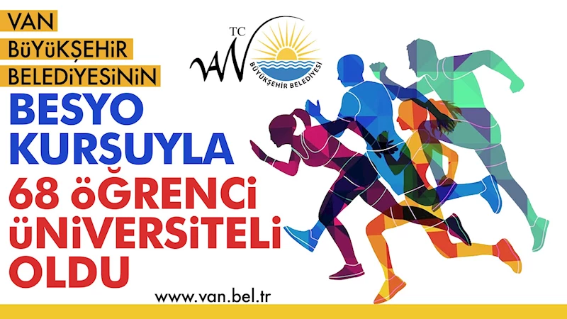 BESYO KURSLARIMIZLA 68 ÖĞRENCİ ÜNİVERSİTELİ OLDU