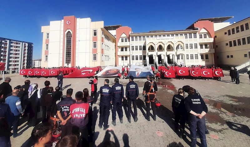 Büyükşehir İtfaiyesi’nden “100. Yıl” Tatbikatı