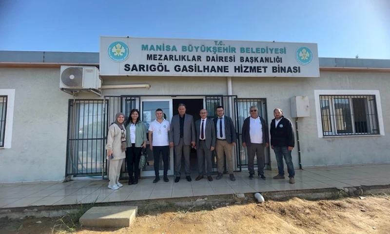 Sarıgöl’de Mezarlık Güvenliği İçin Yoğun Çalışma