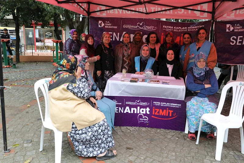 İZMİT BELEDİYESİ HALK GÜNLERİ SEN ANLAT İZMİT İLE  TOPÇULAR MAHALLE SAKİNLERİNİ DİNLEDİ