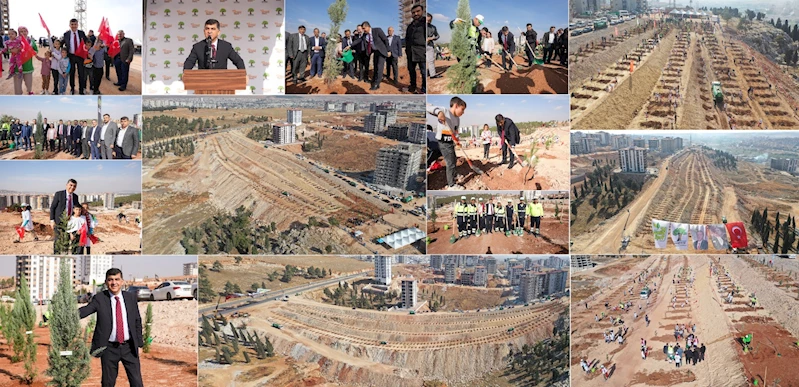 ŞEHİTKAMİL’İN 27. ORMANINA CAN SUYU VERİLDİ