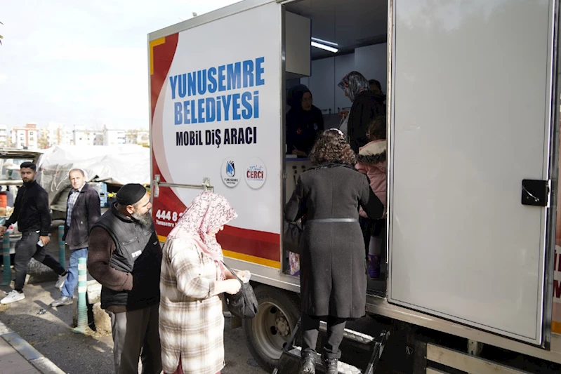 YUNUSEMRE’DEN YENİMAHALLE’DE DİŞ TARAMASI