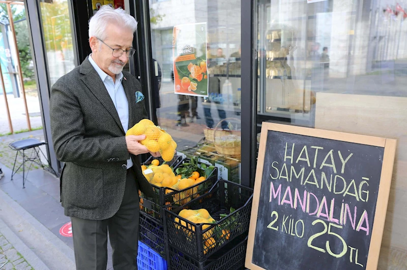 Hataylı Mandalina Üreticisine Nilüfer Desteği