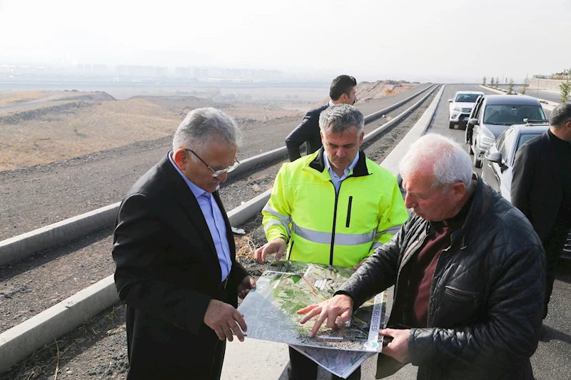 Başkan Büyükkılıç, 35 Milyon TL’lik Alternatif Yeni Yapılan Yolda İncelemelerde Bulundu