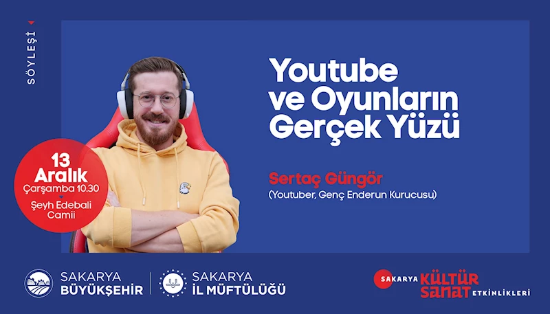 Çocuklar ‘Youtube ve Oyunların Gerçek Yüzü’ söyleşinde buluşacak