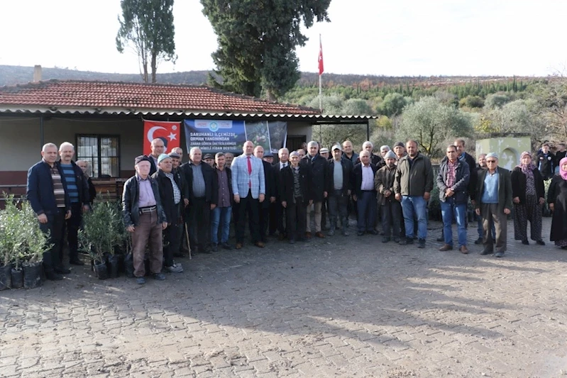 Yangın mağdurlarına Büyükşehir’den fidan desteği