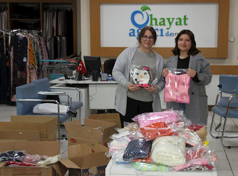 OKUL İHTİYAÇ SAHİPLERİNE ÇALIŞTI…