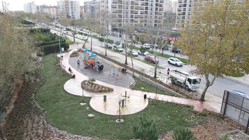 Yenişehir Akkaya Sokak Parkı tamamlandı