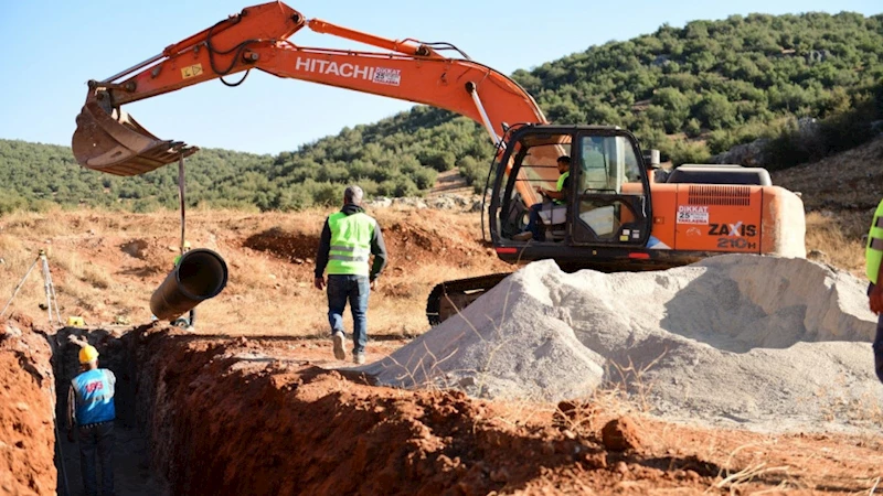 Pazarcık’ın İçmesuyu Sorununu Çözüme Kavuşturacak Proje Hızla Yükseliyor