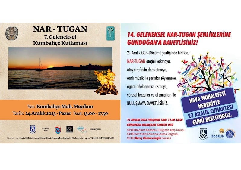 BODRUMDA NAR-TUGAN ETKİNLİKLERİ