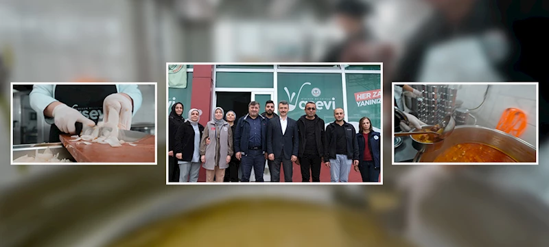 AŞEVİ’NDE PİŞEN SICAK YEMEKLER İHTİYAÇ SAHİBİ VATANDAŞLARA ULAŞTIRILIYOR