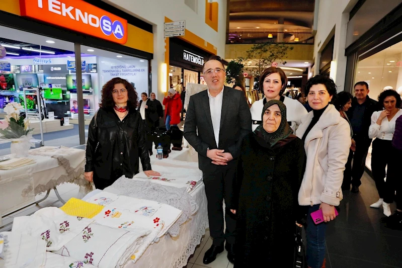 Kaçem Kursiyerlerinin El Emeği Ürünleri Sergileniyor