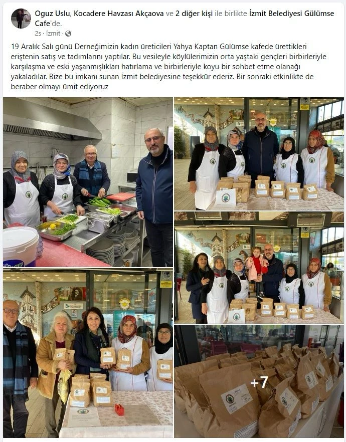 AKÇAOVA KOCADERE HAVZASI DERNEĞİ’NDEN İZMİT BELEDİYESİNE TEŞEKKÜR
