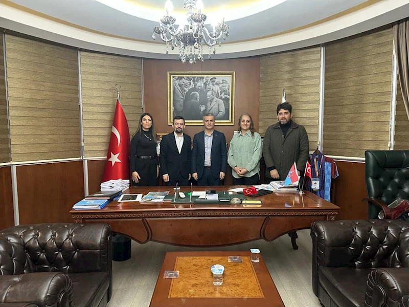 TRABZON ESKRİMSPOR İL TEMSİLCİSİ HAKAN BIYIKLI BAŞKANIMIZI MAKAMINDA ZİYARET ETTİ