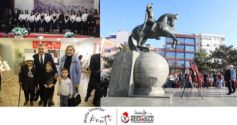 Atatürk’ün Kırklareli’ne gelişinin 93.yılında konuşan Başkan Kesimoğlu;