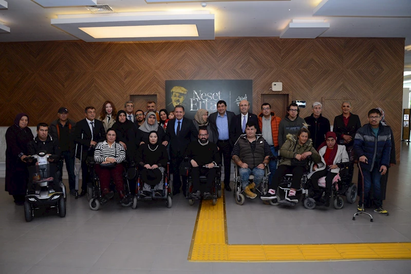 BAŞKANIMIZ EKİCİOĞLU: ENGELLİ YURTTAŞLARIMIZ İÇİN FIRSAT EŞİTLİĞİNİ TANIYAN BİR YAKLAŞIM İÇİNDE OLMAMIZ GEREKİR