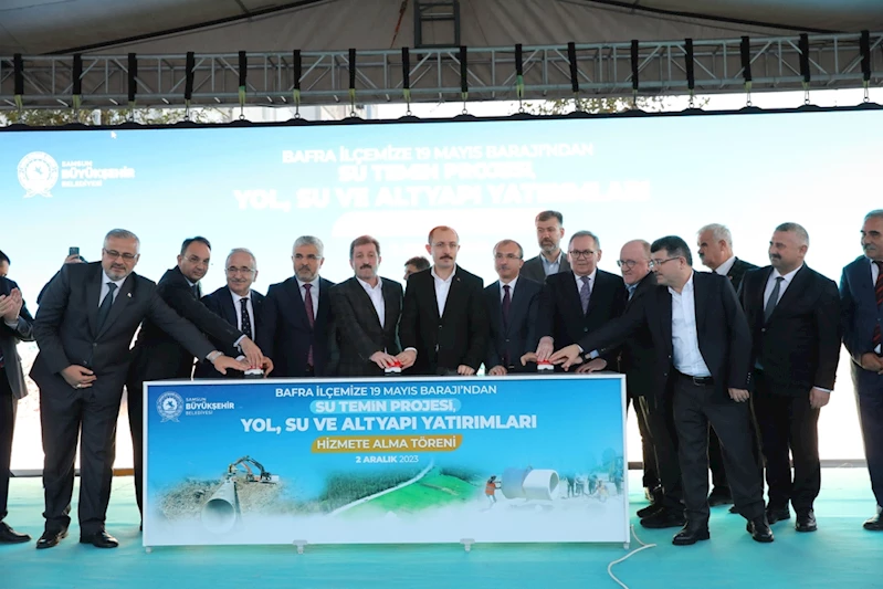 Büyükşehir Bafra’nın hayalini gerçekleştirdi