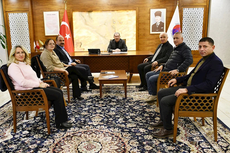 Korkut ve Yönetiminden Başkan Vergili’ye Ziyaret
