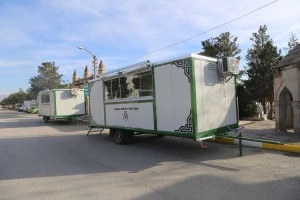 Mezarlıklar Müdürlüğü’ne 2 yeni Mobil Taziye Aracı alınarak araç sayısı 9 a çıkartıldı