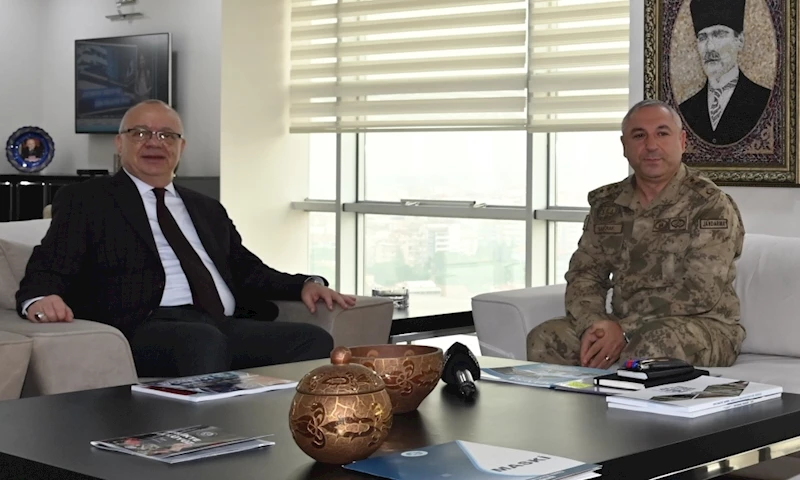 Kırkağaç Jandarma Komutanından Başkan Ergün’e Ziyaret